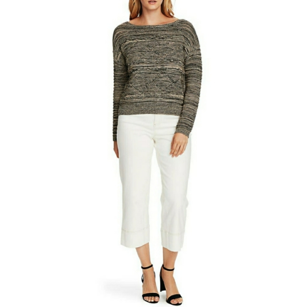 Vince Camuto stitch cotton sweater Size Large - Picture 2 of 13